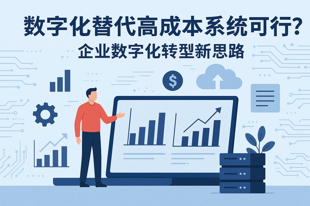 数字化替代高成本系统可行吗？企业数字化转型新思路