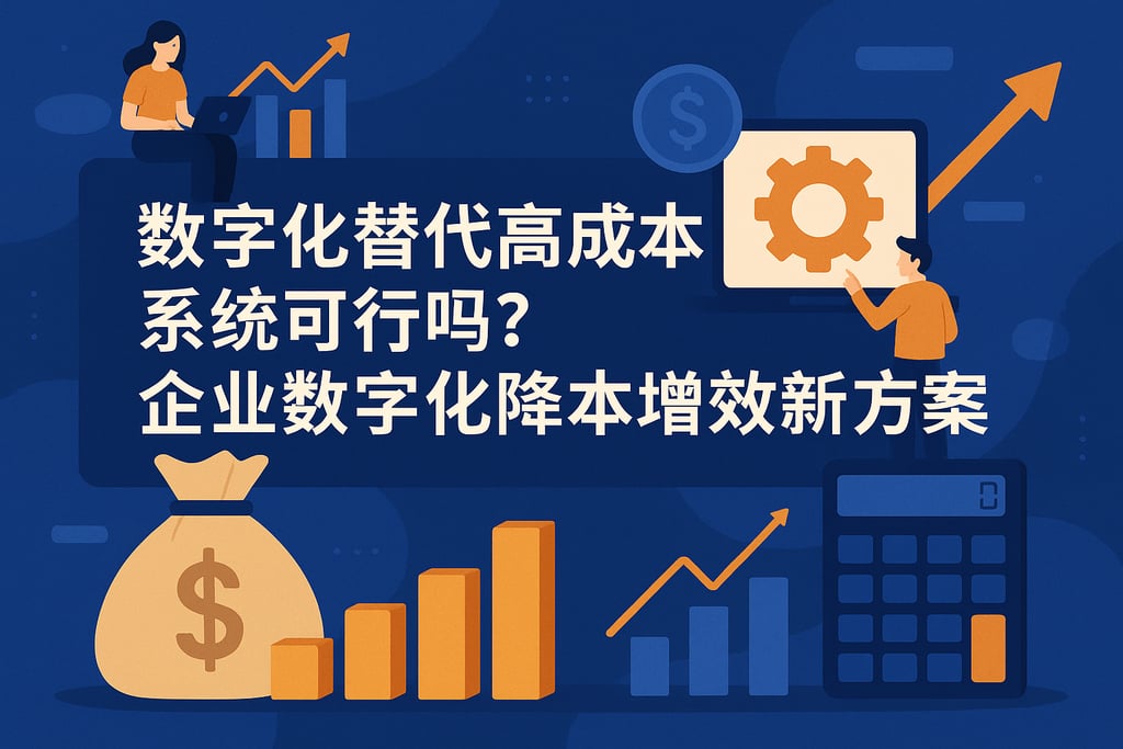 数字化替代高成本系统可行吗？企业数字化降本增效新方案