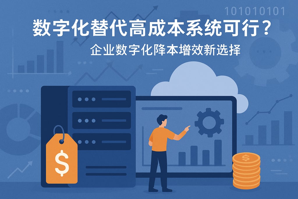 数字化替代高成本系统可行吗？企业数字化降本增效新选择