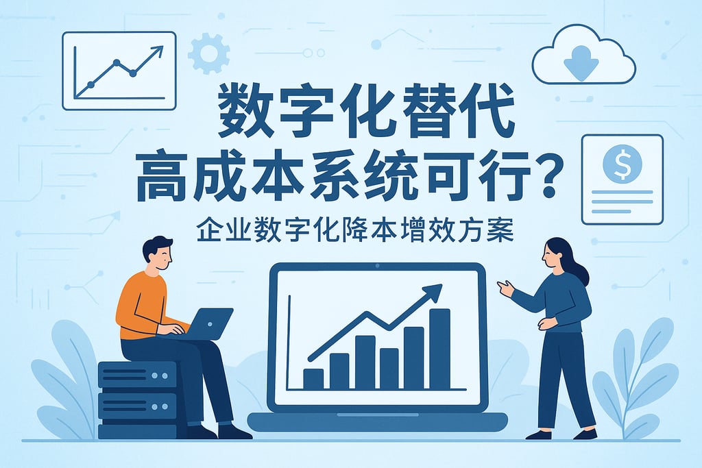数字化替代高成本系统可行吗？企业数字化降本增效方案