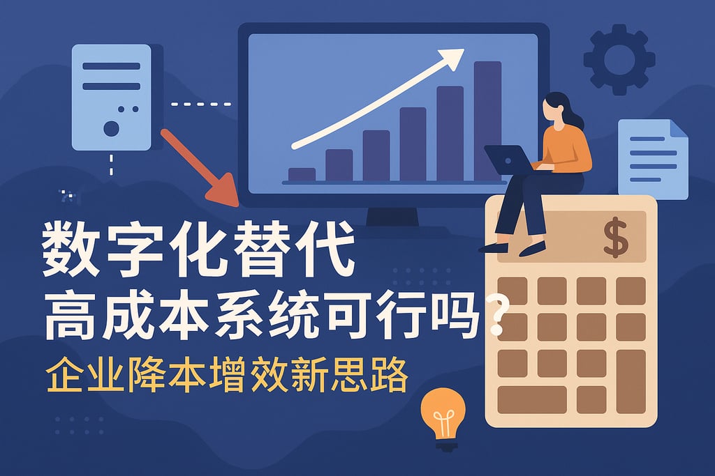 数字化替代高成本系统可行吗？企业降本增效新思路