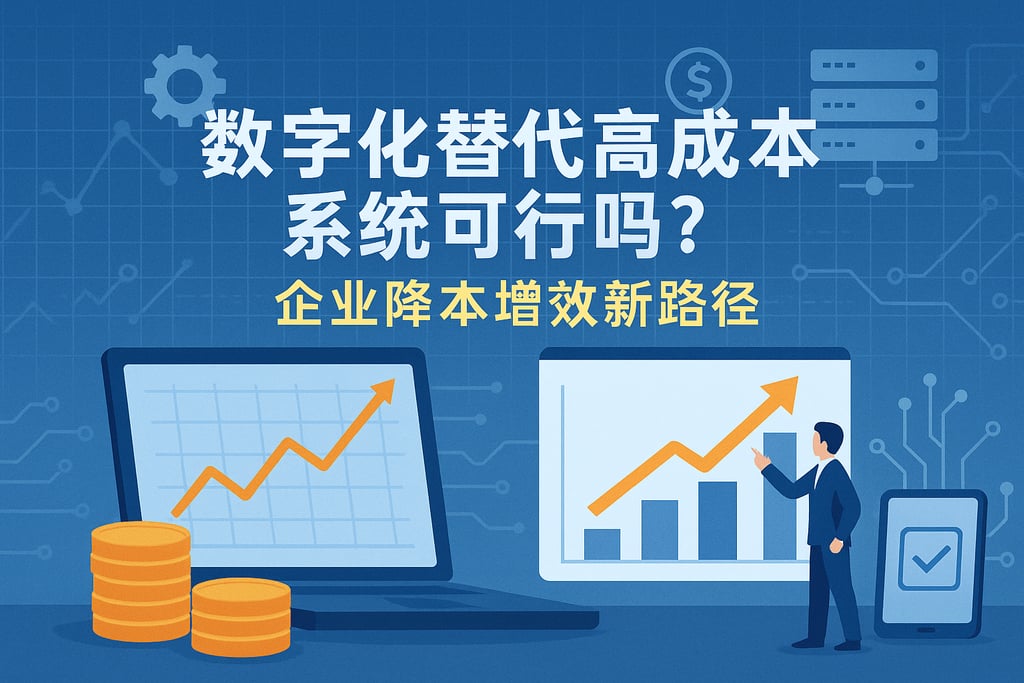 数字化替代高成本系统可行吗？企业降本增效新路径