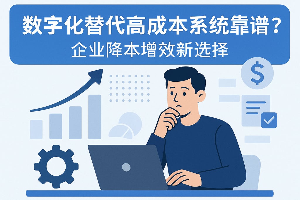 数字化替代高成本系统靠谱吗？企业降本增效新选择