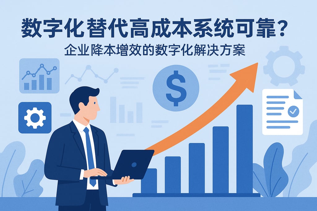 数字化替代高成本系统靠谱吗？企业降本增效的数字化解决方案