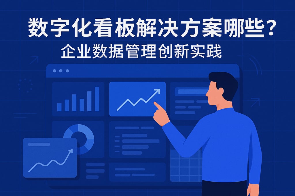 数字化看板解决方案有哪些？企业数据管理创新实践