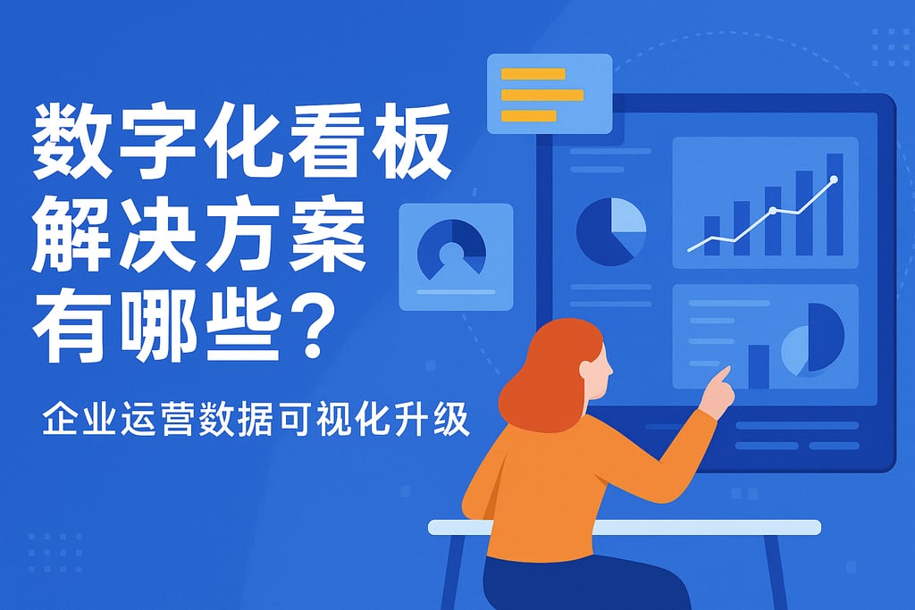 数字化看板解决方案有哪些？企业运营数据可视化升级