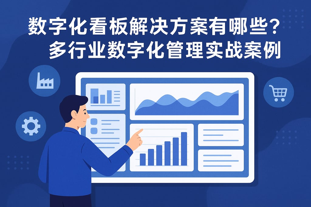 数字化看板解决方案有哪些？多行业数字化管理实战案例
