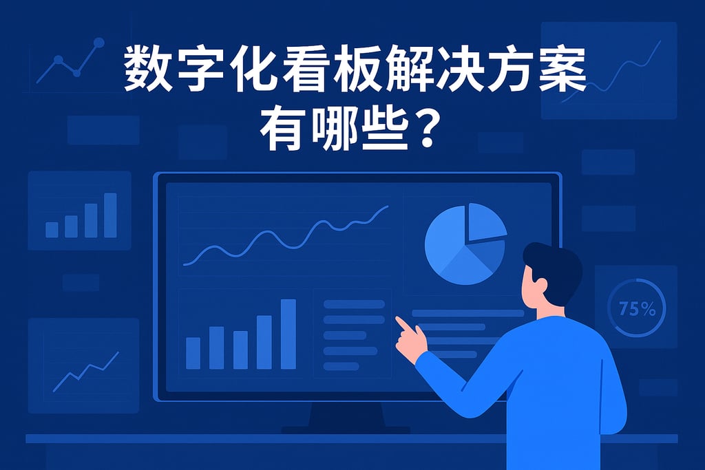 数字化看板解决方案有哪些？提升企业数据展示效果