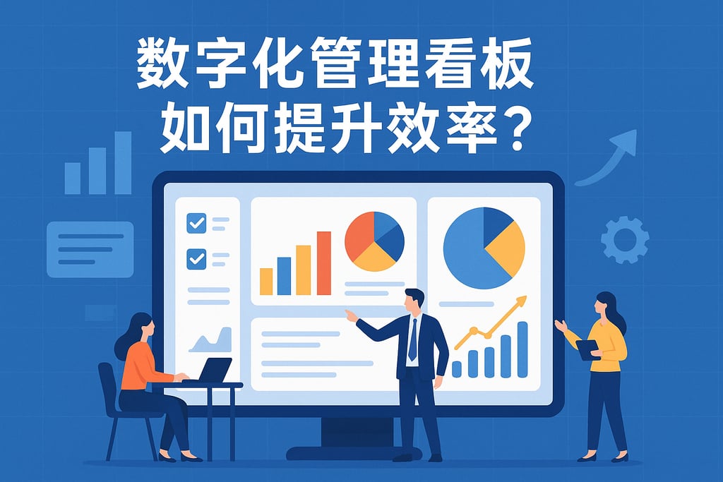 数字化管理看板如何提升效率？企业运营数字化可视化