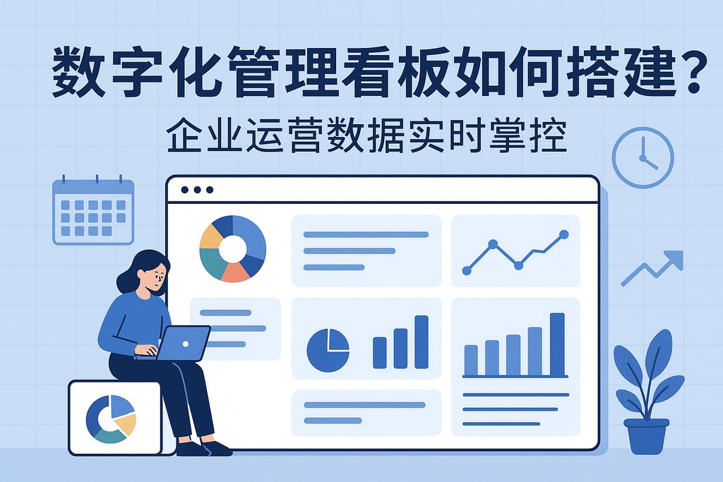数字化管理看板如何搭建？企业运营数据实时掌控