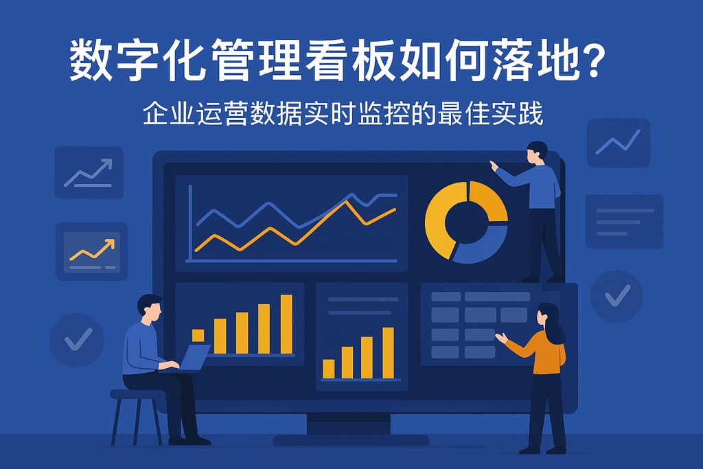 数字化管理看板如何落地？企业运营数据实时监控的最佳实践