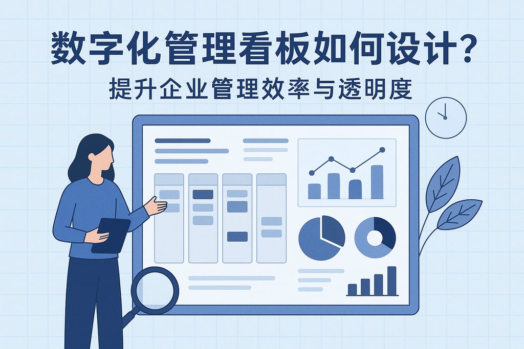 数字化管理看板如何设计？提升企业管理效率与透明度