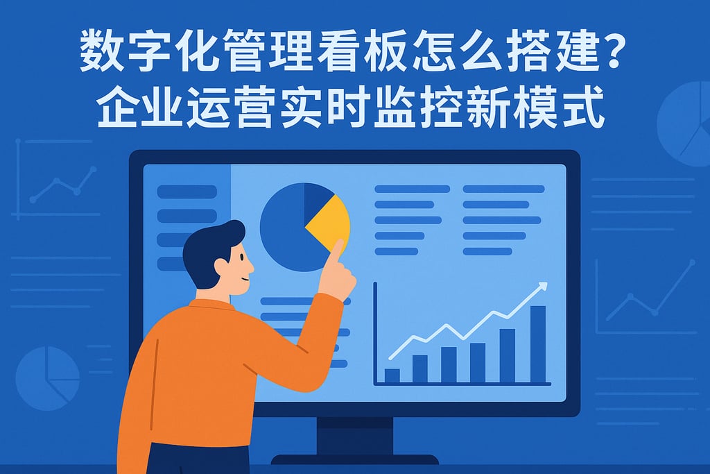 数字化管理看板怎么搭建？企业运营实时监控新模式