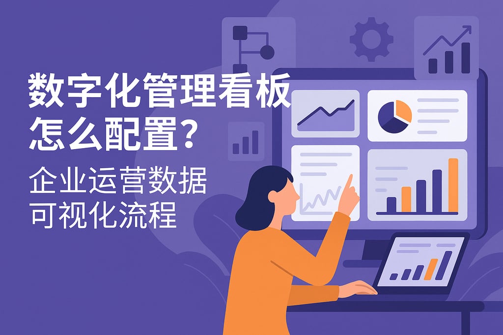 数字化管理看板怎么配置？企业运营数据可视化流程
