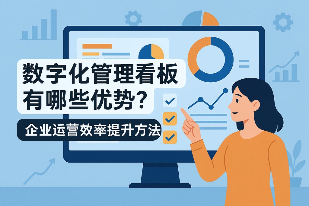 数字化管理看板有哪些优势？企业运营效率提升方法