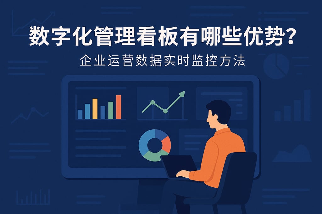 数字化管理看板有哪些优势？企业运营数据实时监控方法