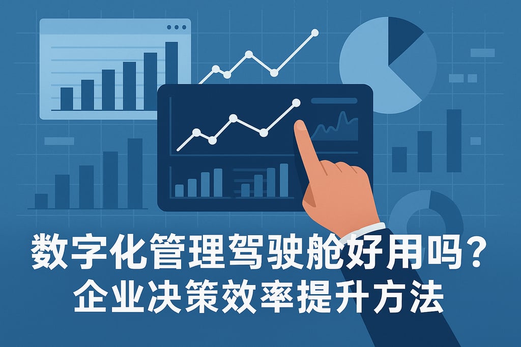 数字化管理驾驶舱好用吗？企业决策效率提升方法