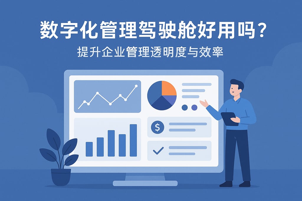 数字化管理驾驶舱好用吗？提升企业管理透明度与效率