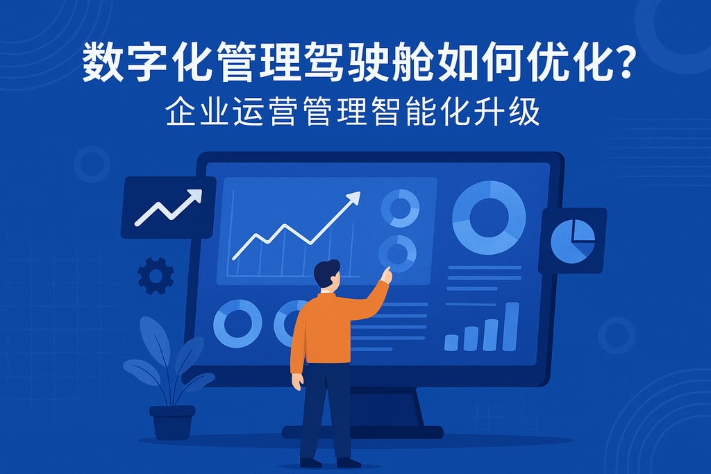 数字化管理驾驶舱如何优化？企业运营管理智能化升级
