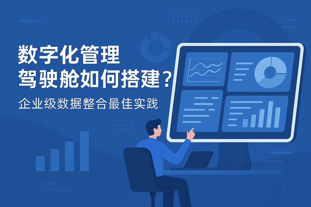 数字化管理驾驶舱如何搭建？企业级数据整合最佳实践