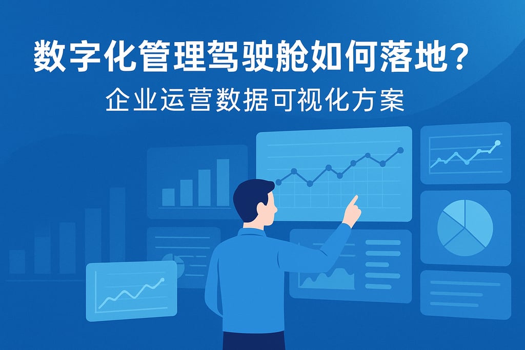 数字化管理驾驶舱如何落地？企业运营数据可视化方案
