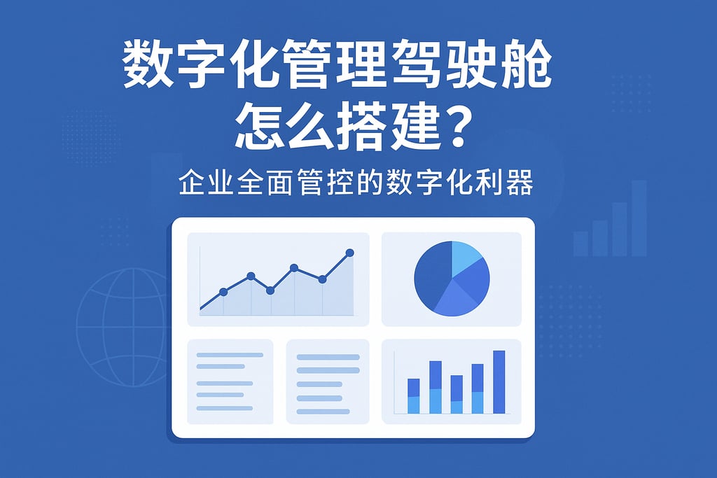 数字化管理驾驶舱怎么搭建？企业全面管控的数字化利器