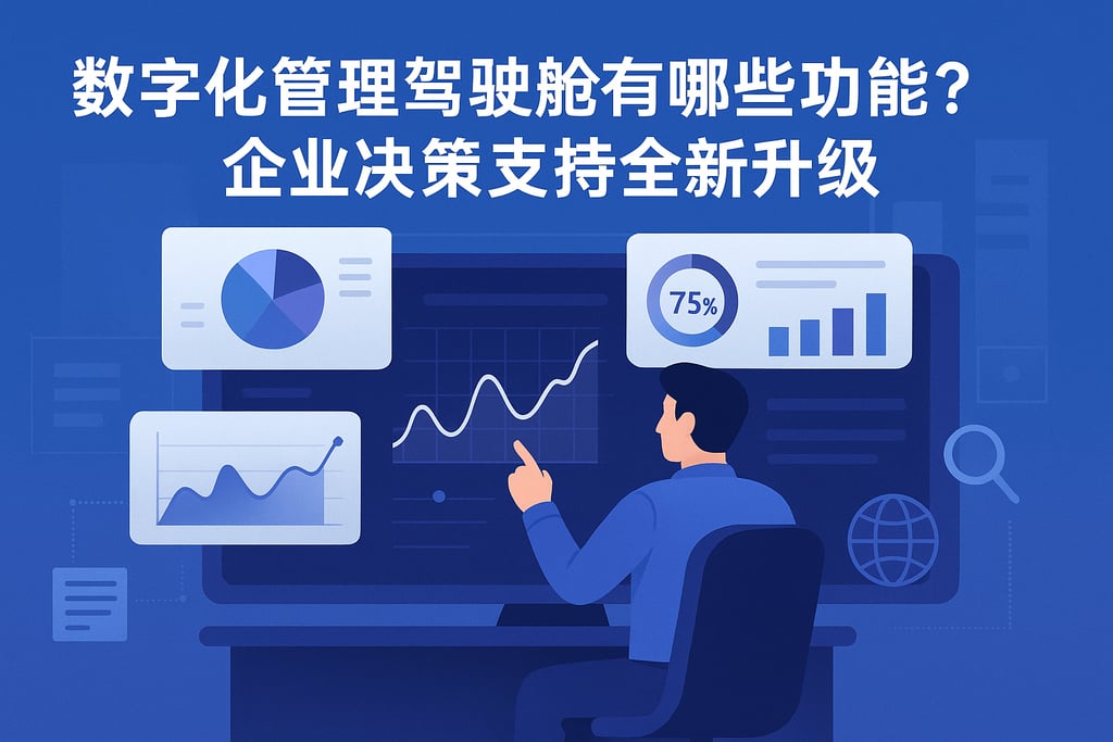 数字化管理驾驶舱有哪些功能？企业决策支持全新升级