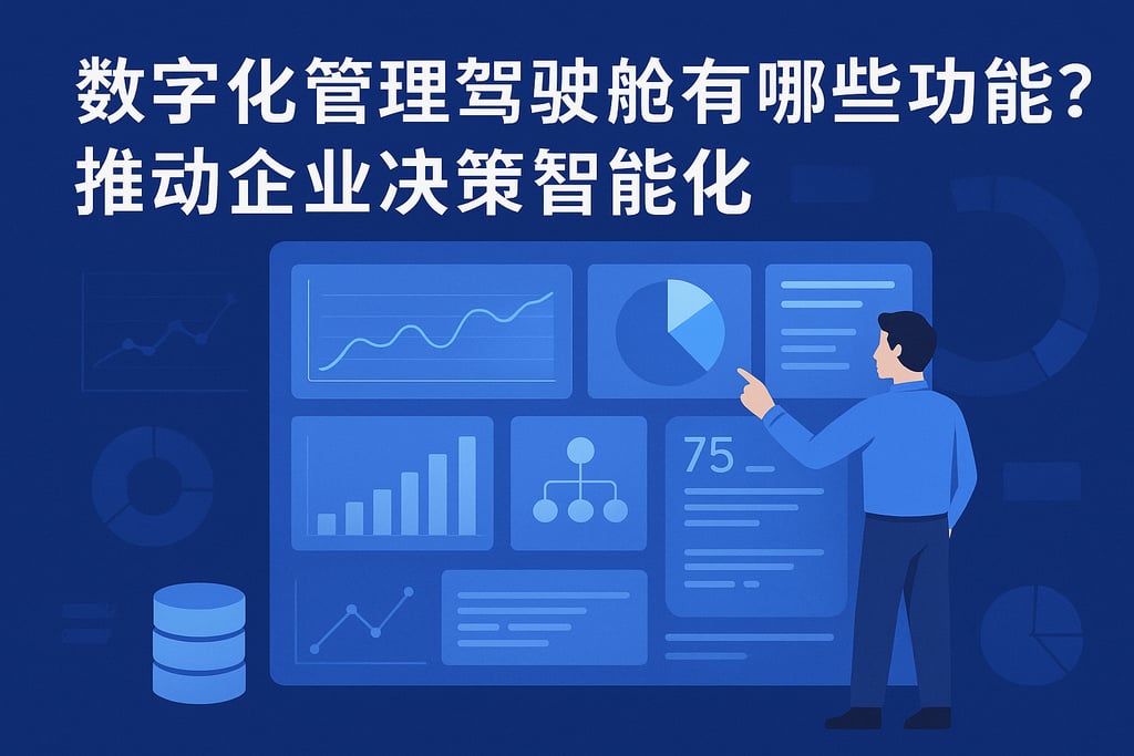 数字化管理驾驶舱有哪些功能？推动企业决策智能化