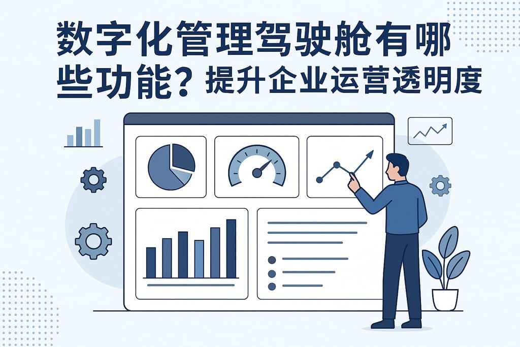 数字化管理驾驶舱有哪些功能？提升企业运营透明度