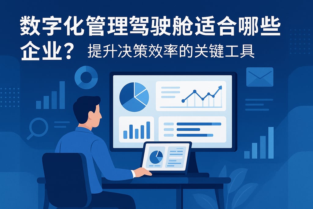 数字化管理驾驶舱适合哪些企业？提升决策效率的关键工具