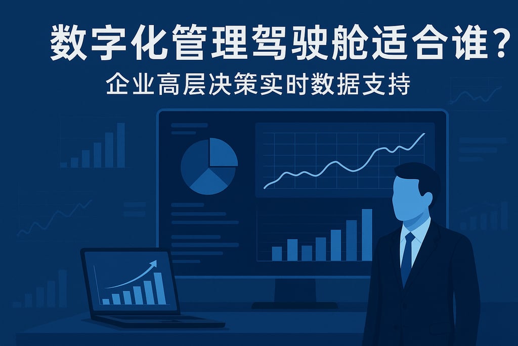 数字化管理驾驶舱适合谁？企业高层决策实时数据支持