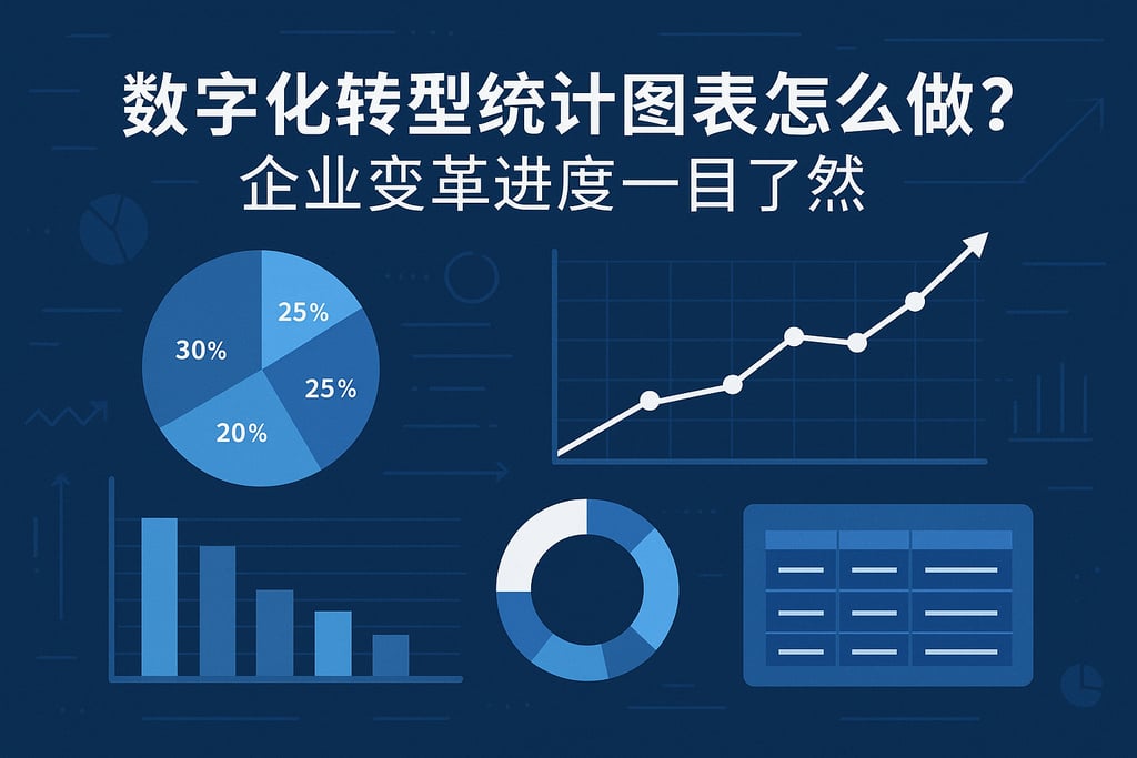 数字化转型统计图表怎么做？企业变革进度一目了然