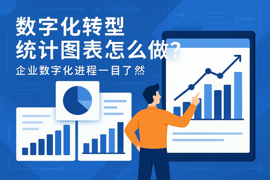 数字化转型统计图表怎么做？企业数字化进程一目了然