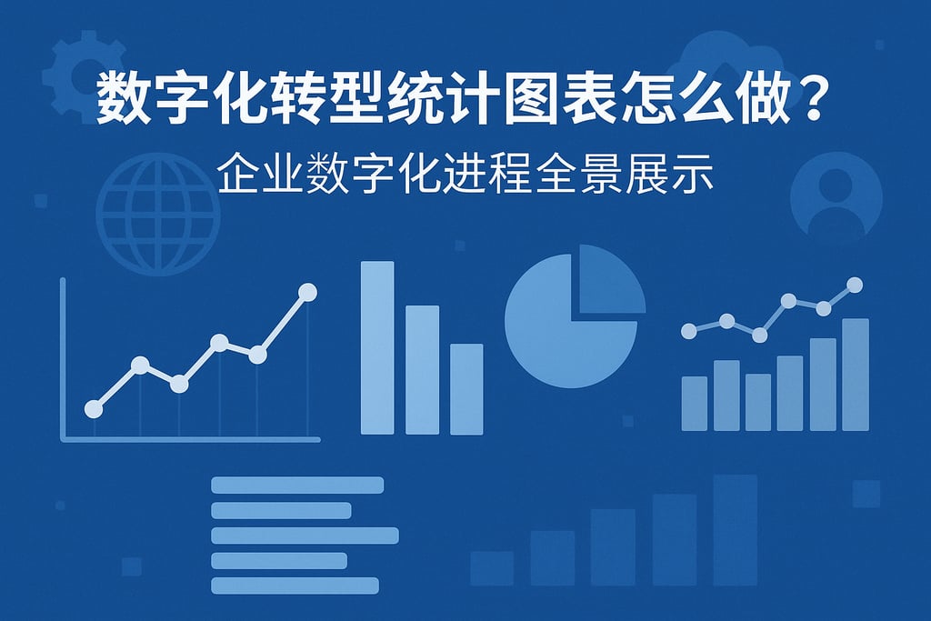 数字化转型统计图表怎么做？企业数字化进程全景展示