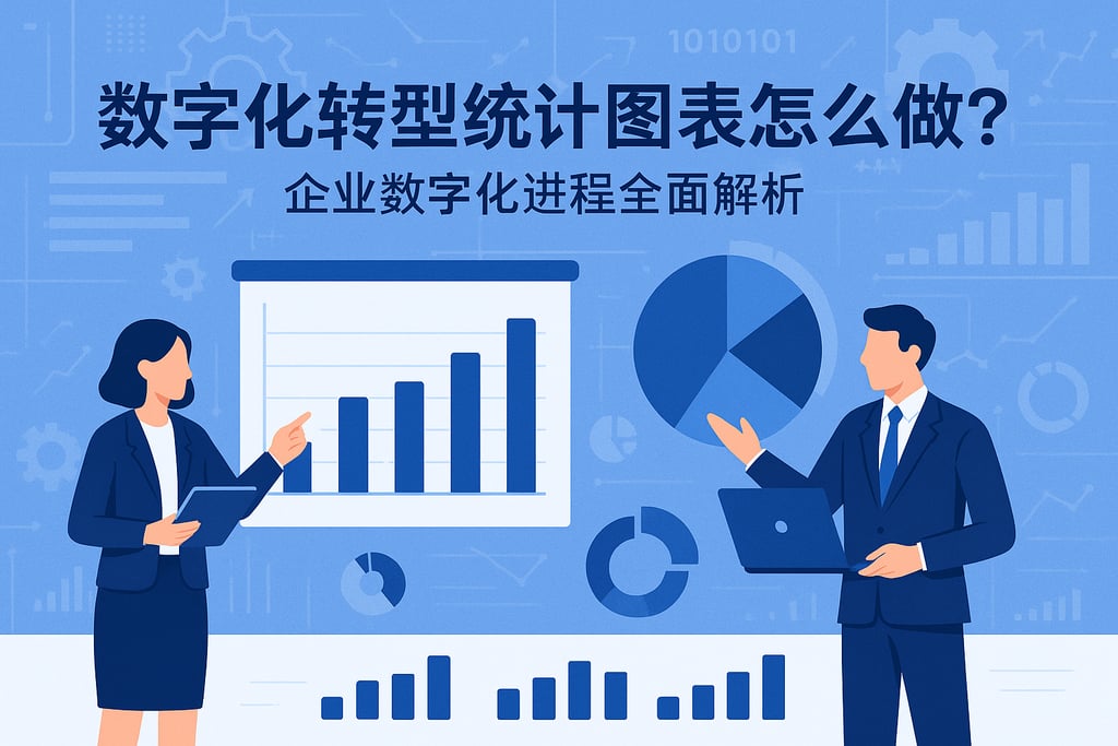 数字化转型统计图表怎么做？企业数字化进程全面解析