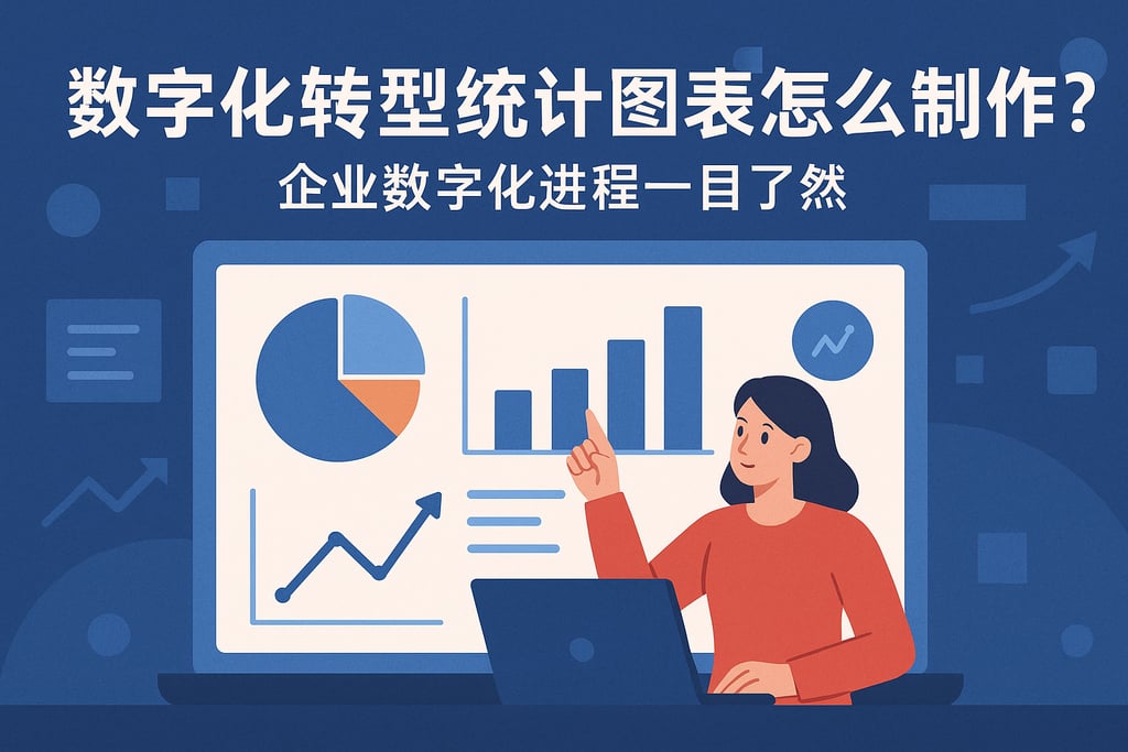 数字化转型统计图表怎么制作？企业数字化进程一目了然