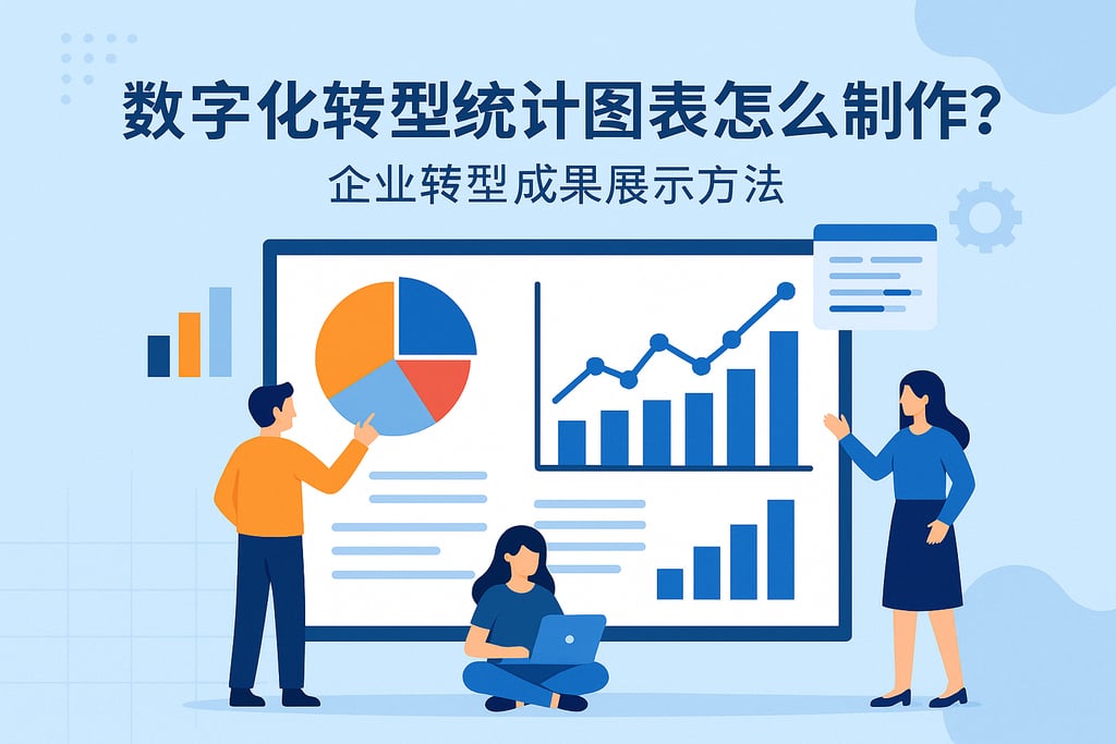 数字化转型统计图表怎么制作？企业转型成果展示方法