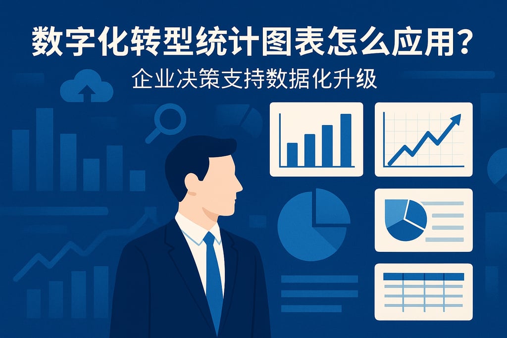 数字化转型统计图表怎么应用？企业决策支持数据化升级