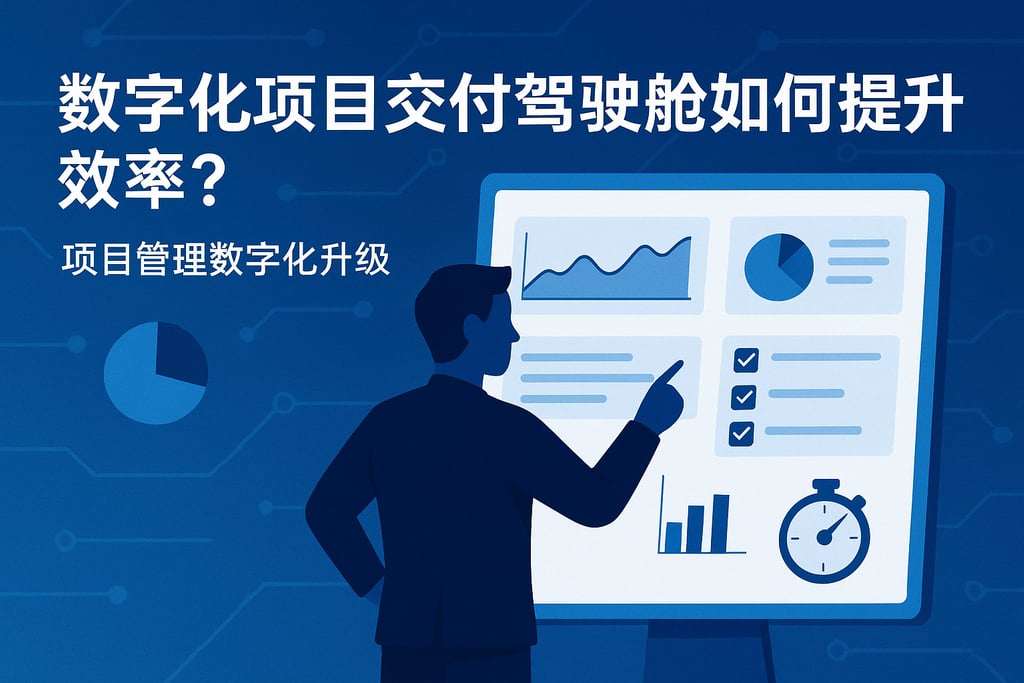 数字化项目交付驾驶舱如何提升效率？项目管理数字化升级
