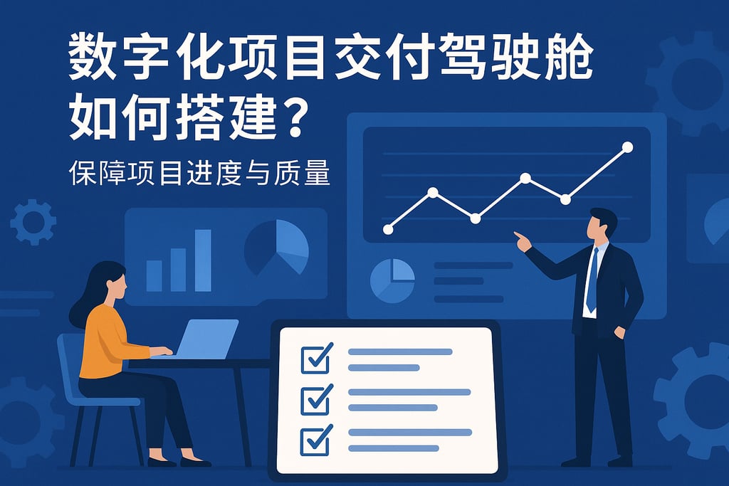 数字化项目交付驾驶舱如何搭建？保障项目进度与质量