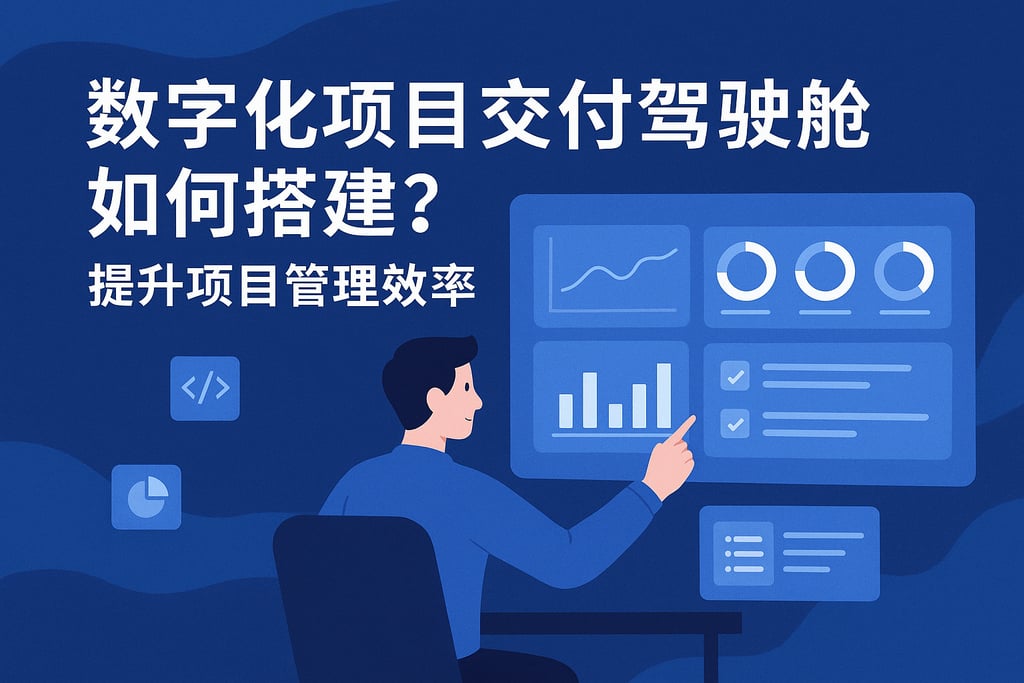 数字化项目交付驾驶舱如何搭建？提升项目管理效率