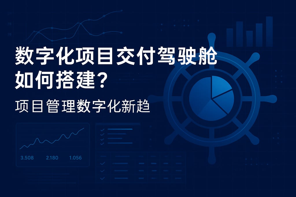 数字化项目交付驾驶舱如何搭建？项目管理数字化新趋势