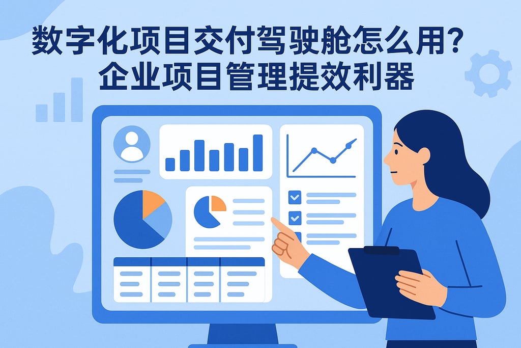 数字化项目交付驾驶舱怎么用？企业项目管理提效利器