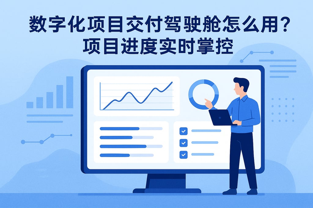 数字化项目交付驾驶舱怎么用？项目进度实时掌控