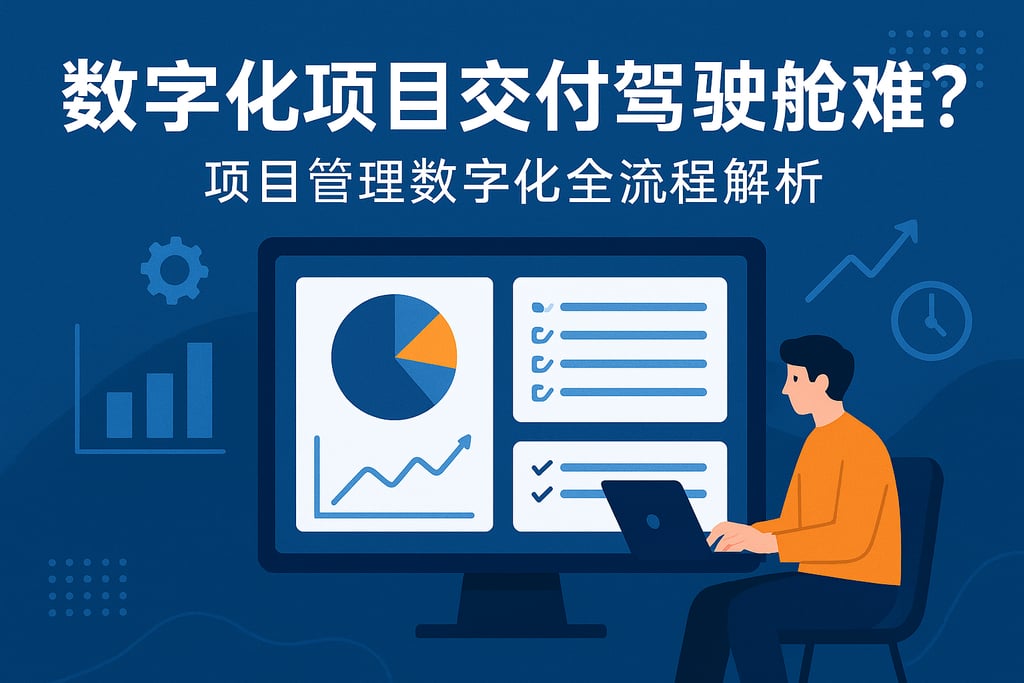 数字化项目交付驾驶舱难吗？项目管理数字化全流程解析