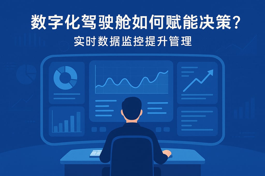 数字化驾驶舱如何赋能决策？实时数据监控提升管理