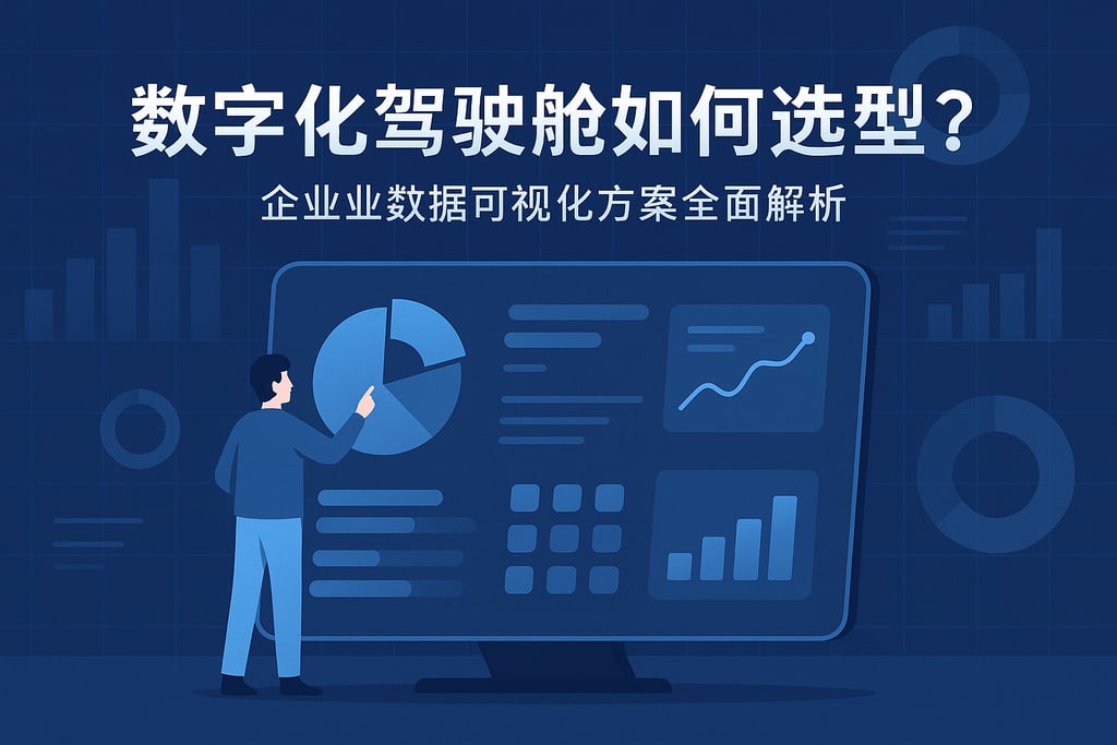 数字化驾驶舱如何选型？企业数据可视化方案全面解析