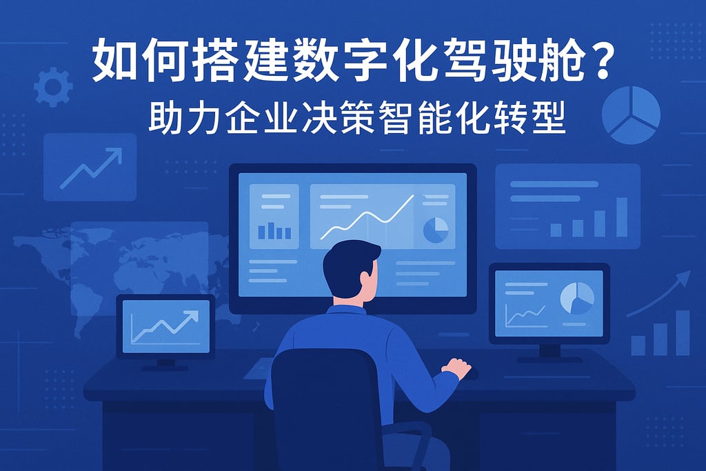 数字化驾驶舱怎么搭建？助力企业决策智能化转型