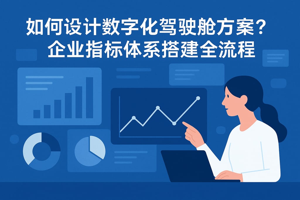 数字化驾驶舱方案如何设计？企业指标体系搭建全流程