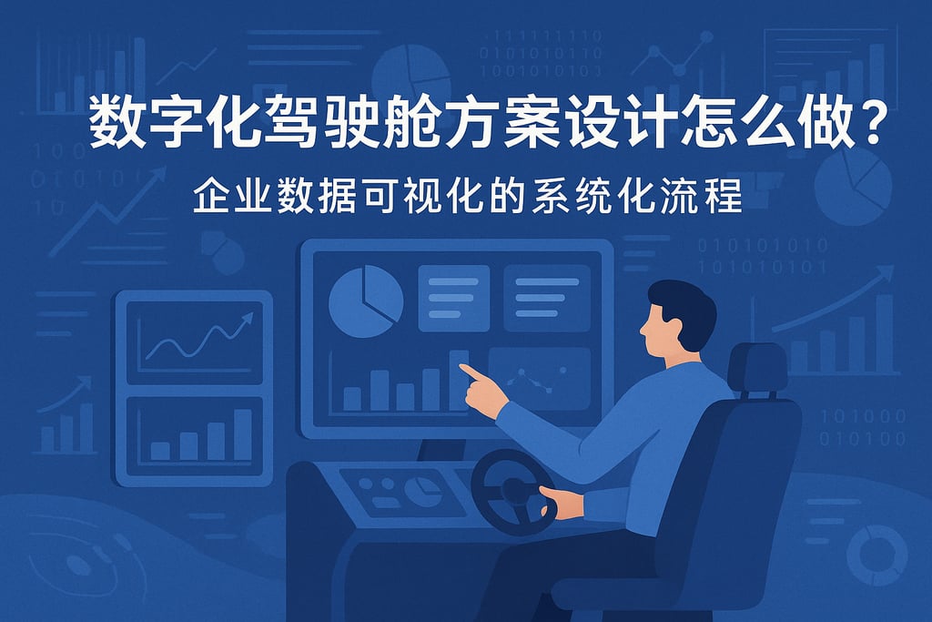 数字化驾驶舱方案设计怎么做？企业数据可视化的系统化流程